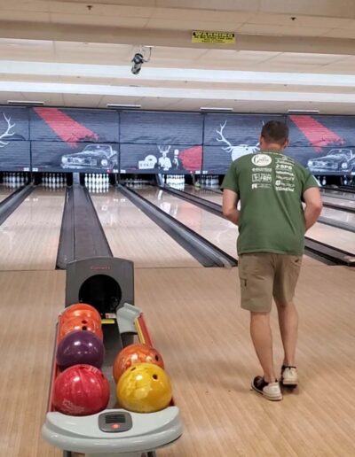 Person Bowling