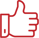 Icon of a thumbs up