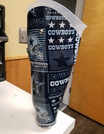 Dallas Cowboys prosthetic design